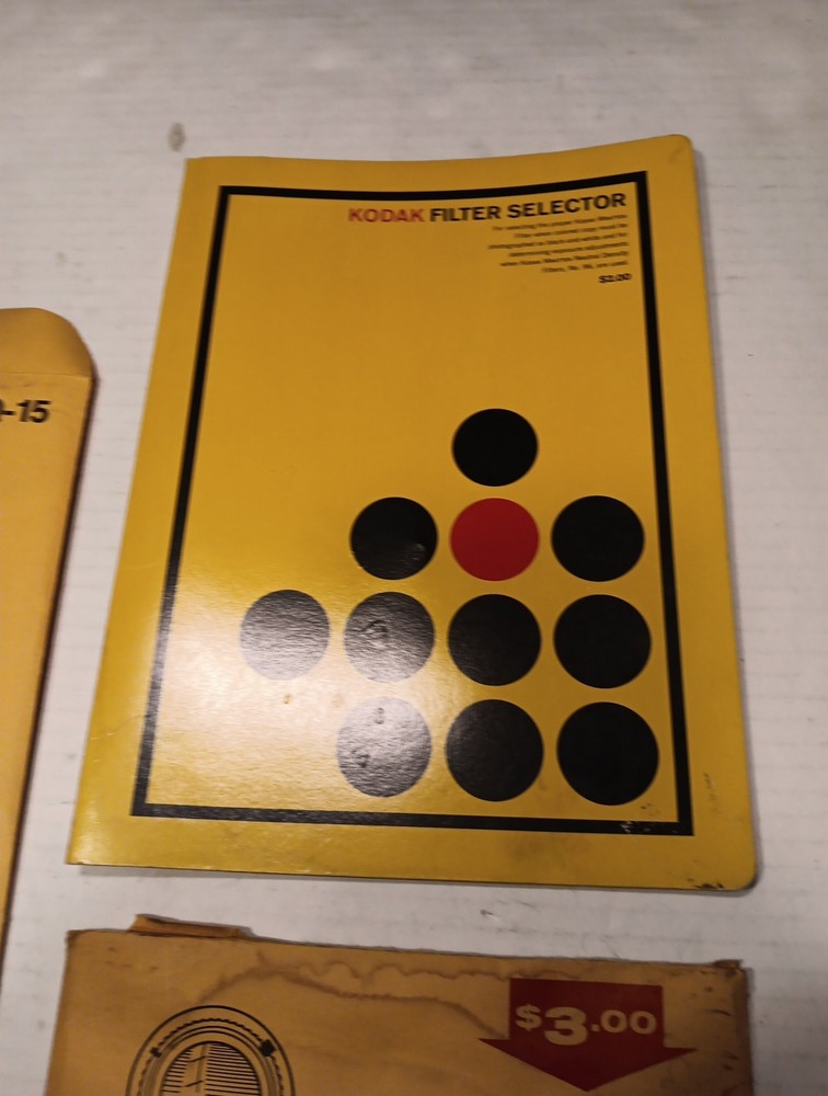 Kodak Graphic Arts Exposure Computer & Halftone Neg. Computers, Filter Selecter