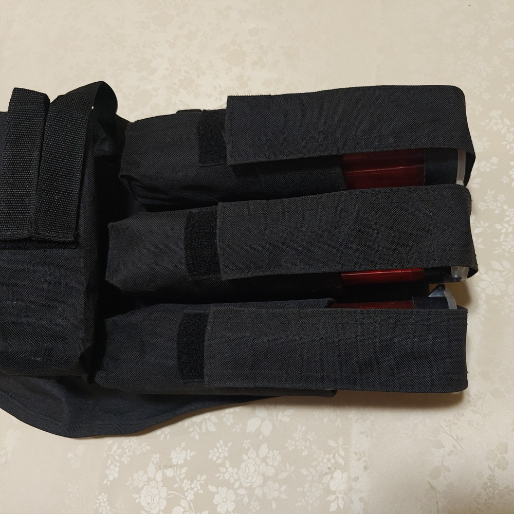JAVA Paintball Harness 6+1 Pack, w/ 6 Pods, modified w/ Elastic Belly Bands.