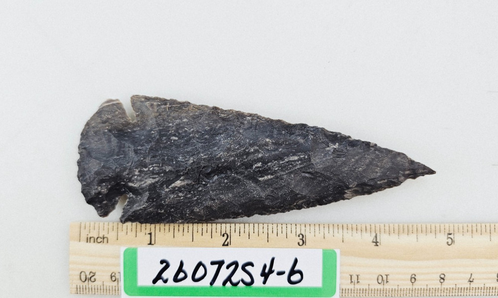 4.5" Spearhead - Lance Head - Drill Point - Hand Knapped Agate