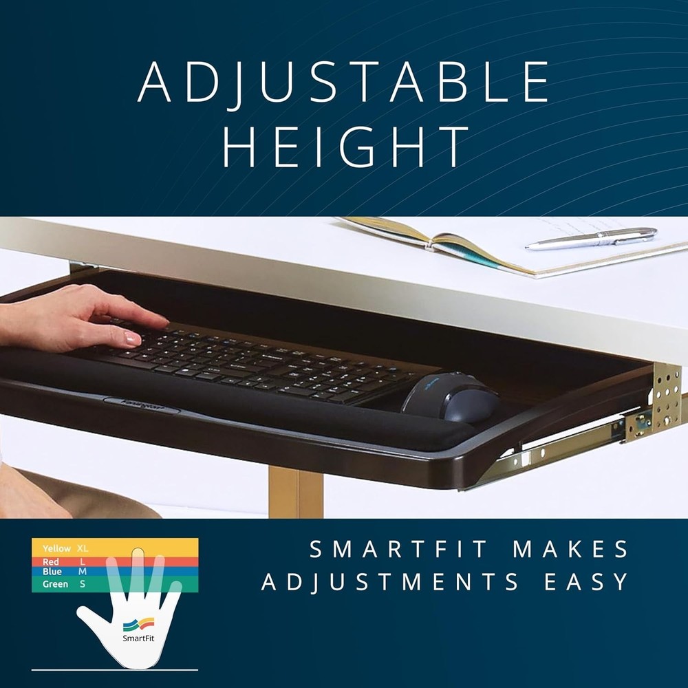 Space-Saving Keyboard Tray for Office, Ergonomic Design