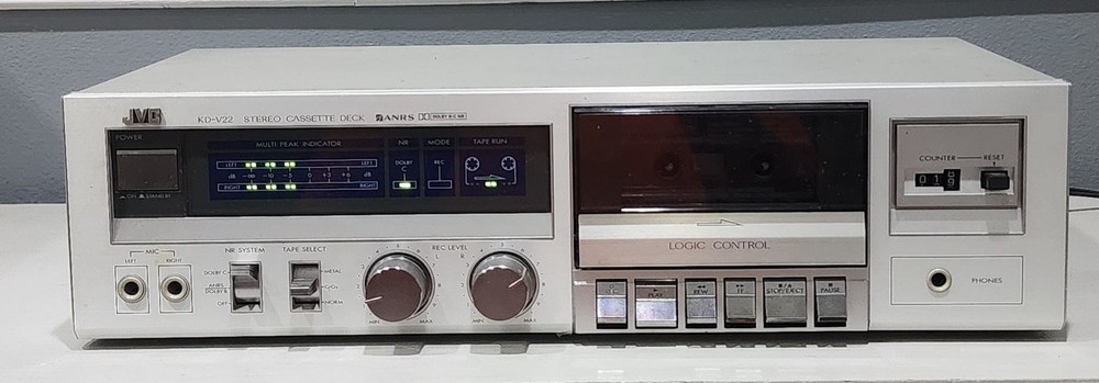 JVC KD-V22 Logic Control Cassette Deck (1983) Works