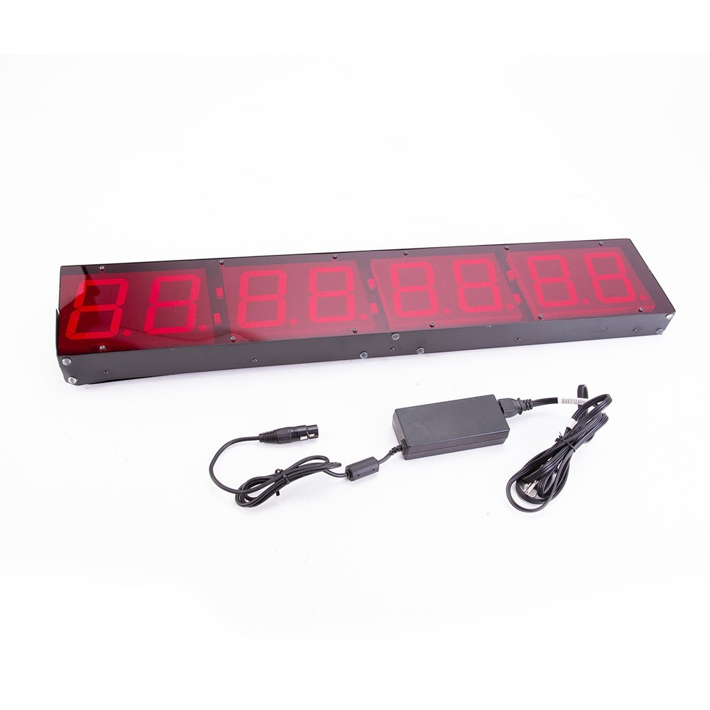 Denecke Dcode TC MAXI/8 Eight Digit Studio Time Code Reader - SKU#1865848