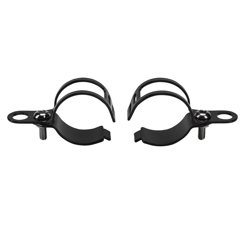 Motorcycle Turn Signal Light Indicator Mount Brackets Fork Clamps Bracket 2PCS