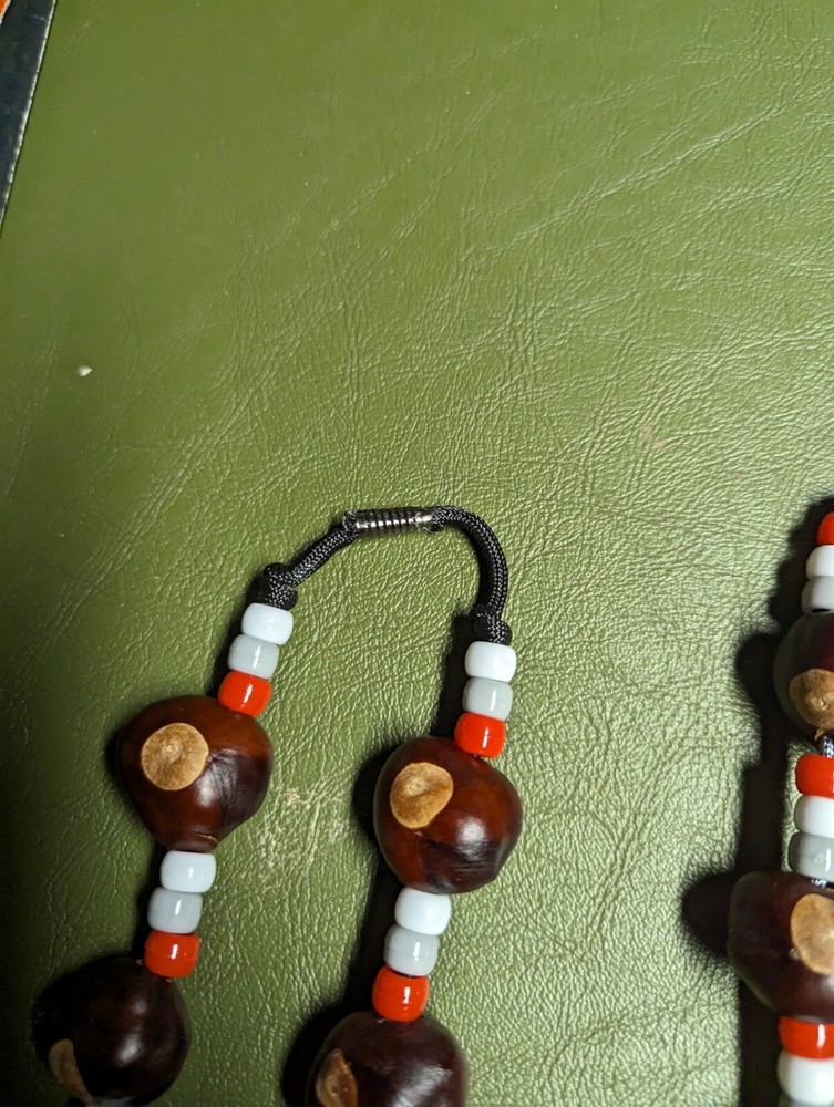 Ohio State Buckeye necklace