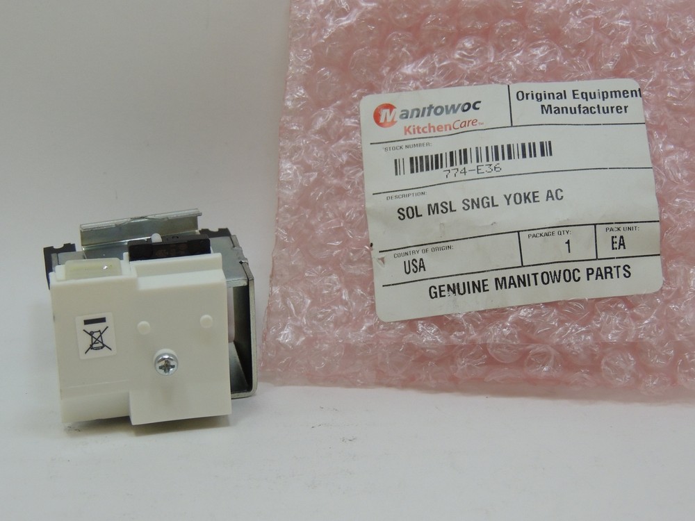 MULTIPLEX 774-E36 SOL MSL SNGL YOKE AC Solenoid Assembly with Switch