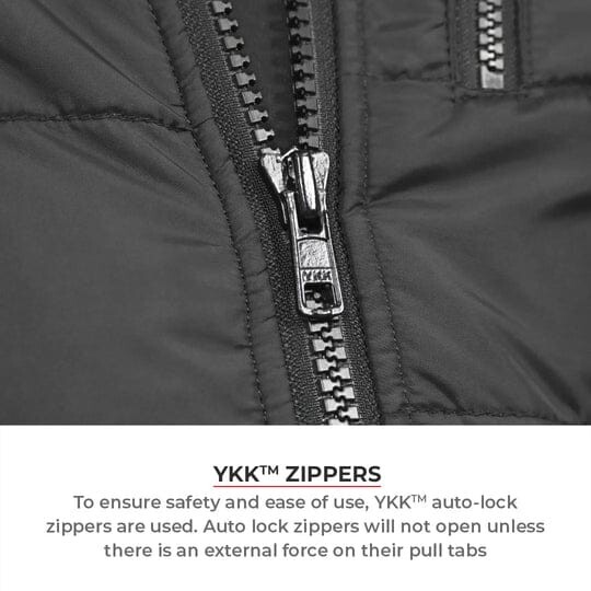 FROST - MOTORCYCLE WARM JACKET BLACK