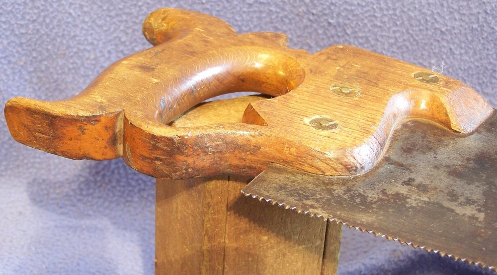 scarce BRINGHURST & Co Philada No 5 split nut 18 in panel saw