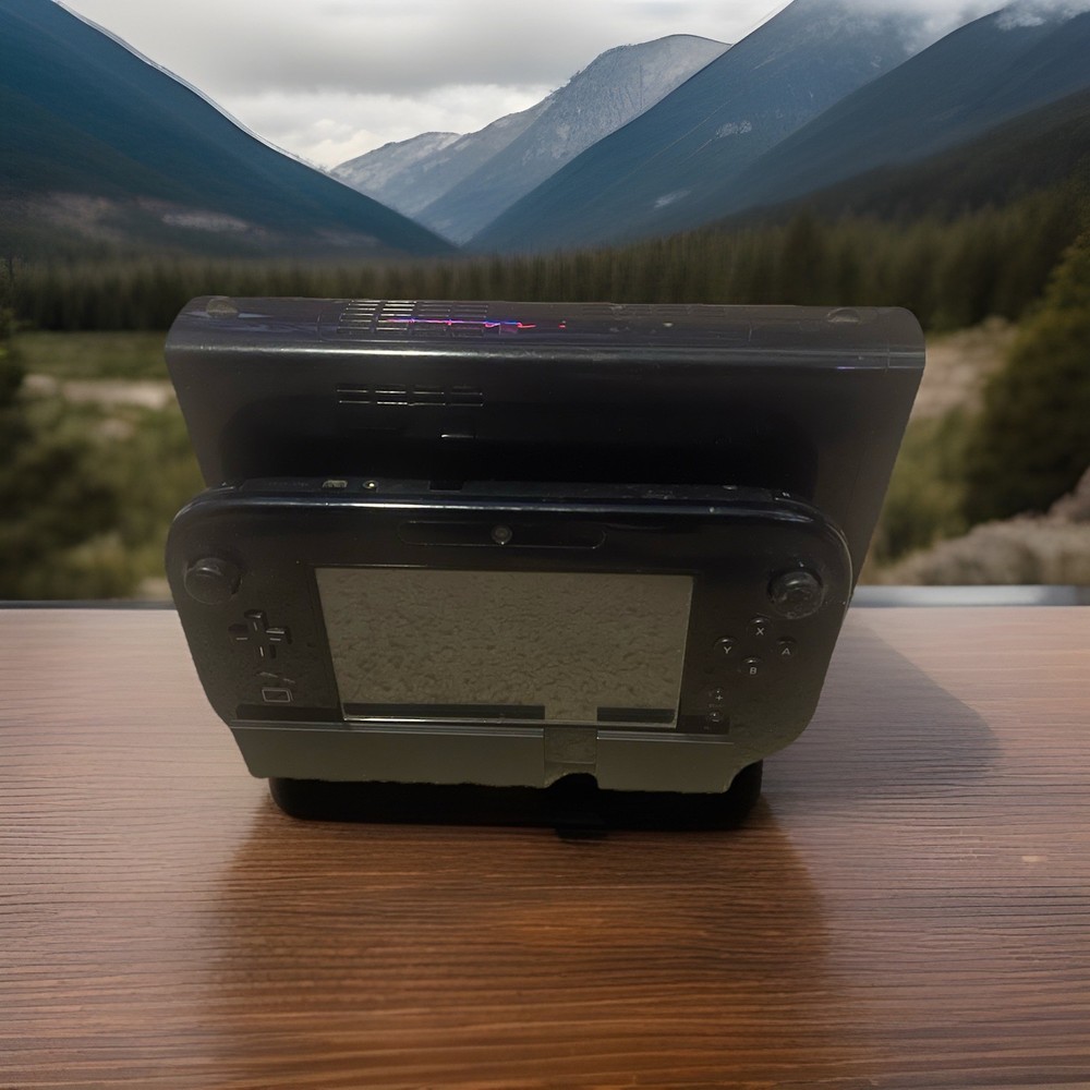 Nintendo Wii U Console and GamePad Controller Display Stand Display