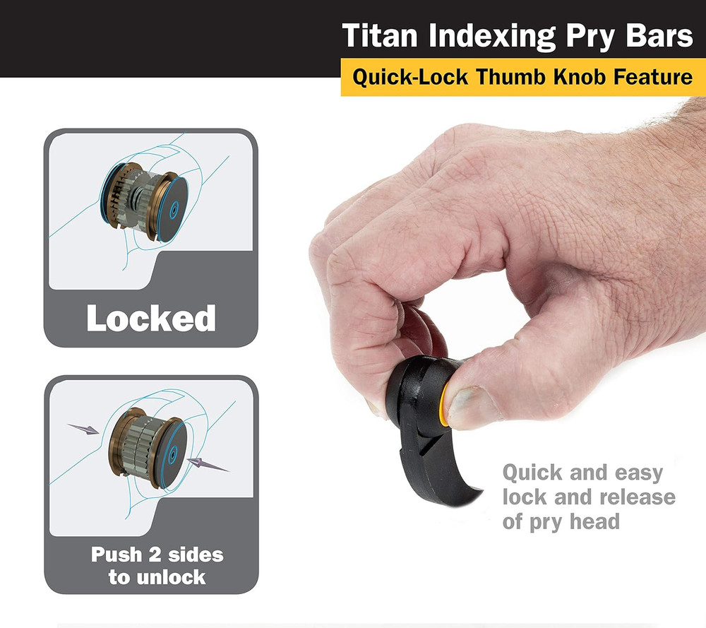 17816 Indexable Pry Bar, 16"