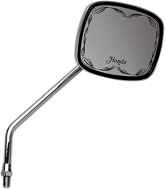 Emgo Universal Scrolled Mirror Honda, 10mm Thread - Either #20-21720
