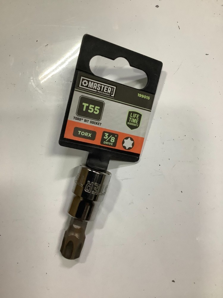 MASTER MECHANIC T55 TORX BIT SOCKET 3/8" DRIVE