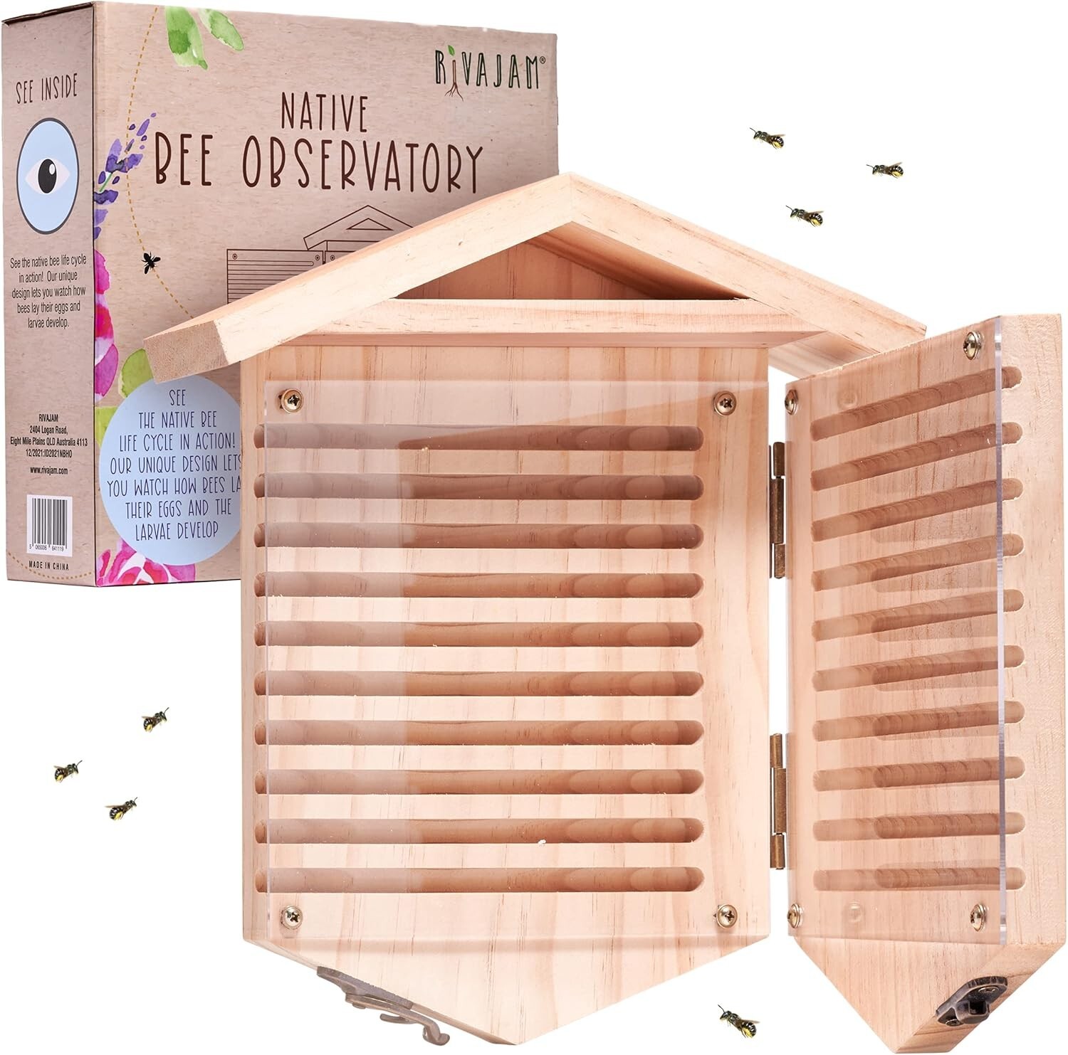 Native Bee Observatory | Mason Bee Houses for Pollinating Bees
