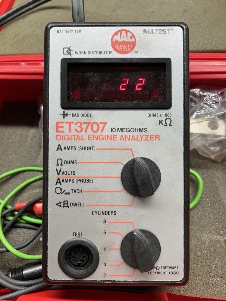 Mac Tools Digital Engine Analyzer ET3707 For Parts Or Repair