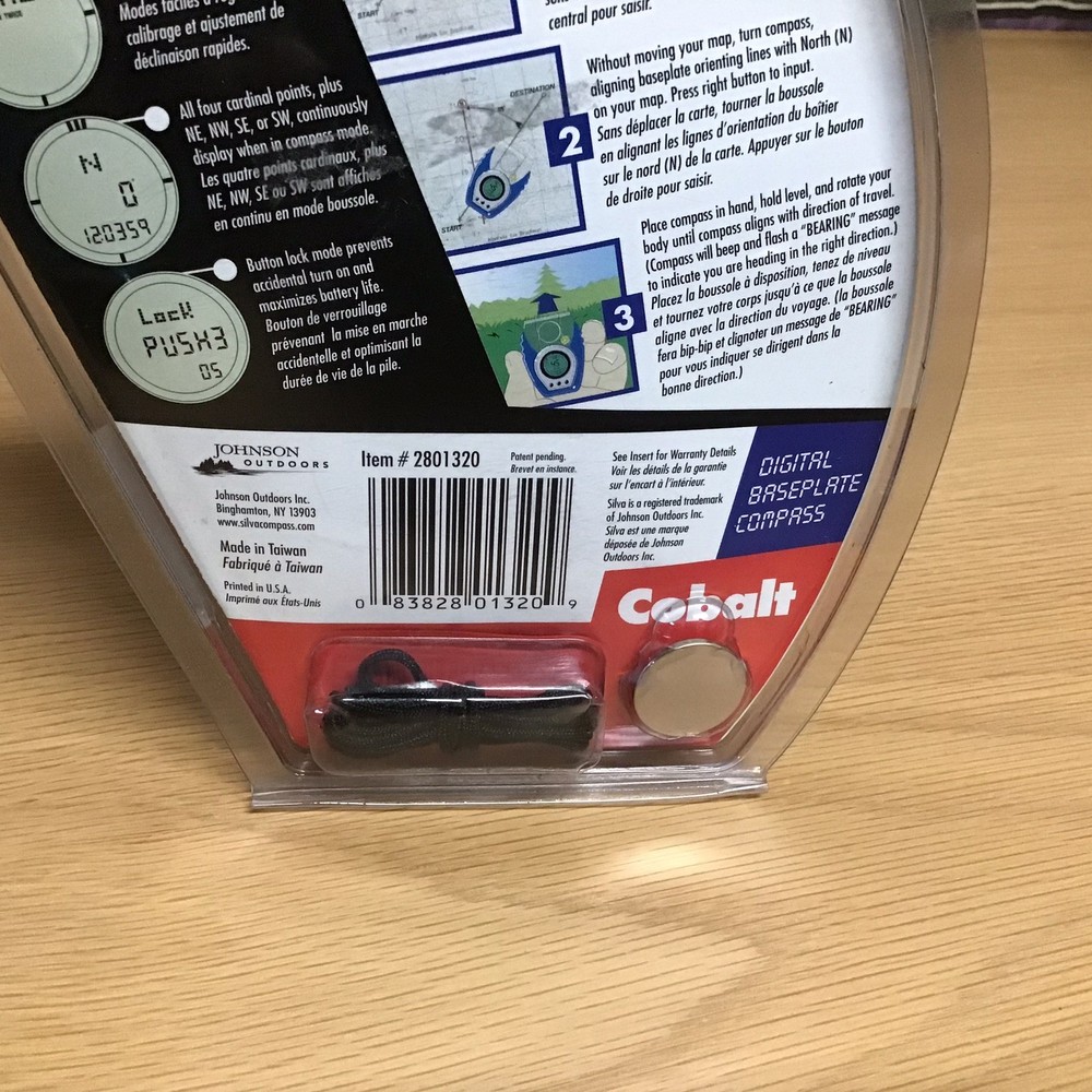 NEW Silva Cobalt Digital Baseplate Compass