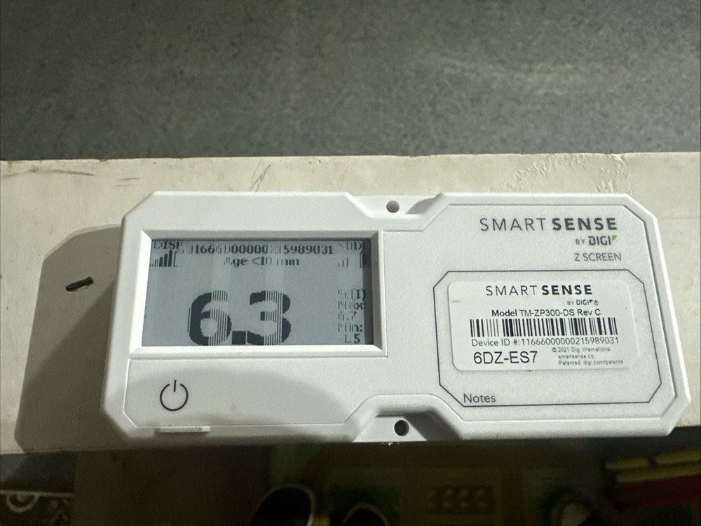 Smart Sense DIGI Temperature Controller Alert Z Screen Model DG-SCREEN REV A