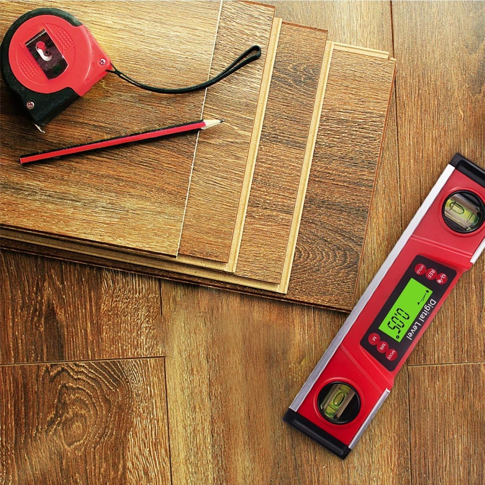 Digital Level and Protractor, 10 Inch IP54 Protected Electronic Bubble Inclin...