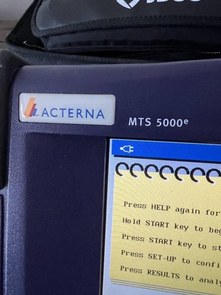 Acterna JDSU MTS5000e OTDR FIBER Tester