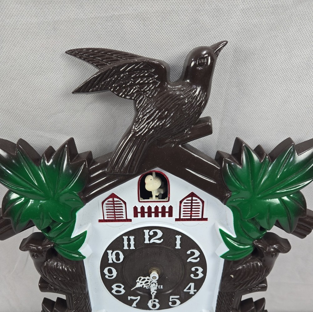Vintage Telesonic Plastic Cuckoo Clock