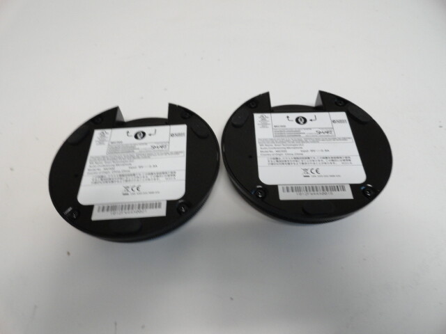 Lot of 2 Smart Technologies MIC500 Table Top Microphone