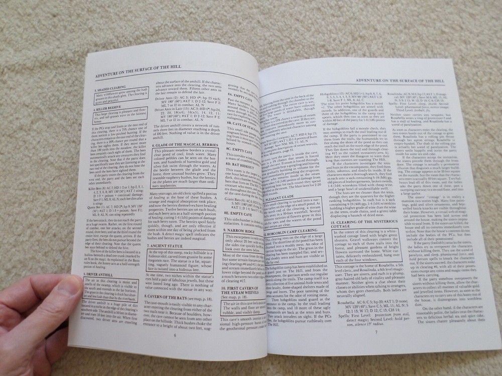 Horror on the Hill B5 Dungeons & Dragons adventure module