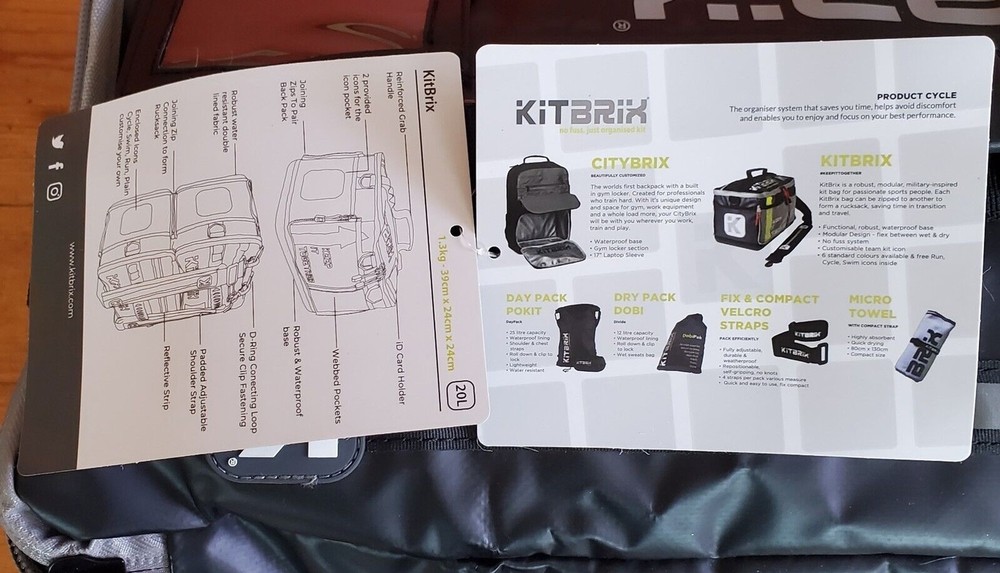 Kitbrix Bag Special Edition Escape From Alcatraz 40th Year Stackable Design Nos