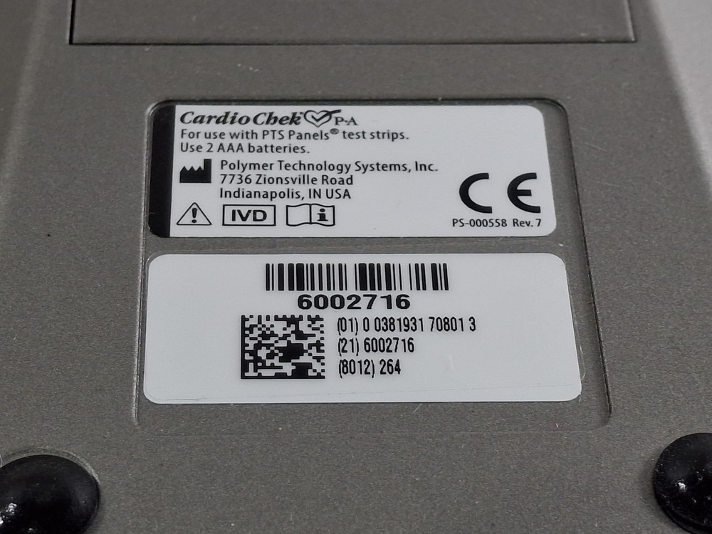 Polymer Technology Systems, Inc. CardioChek PA Analyzer