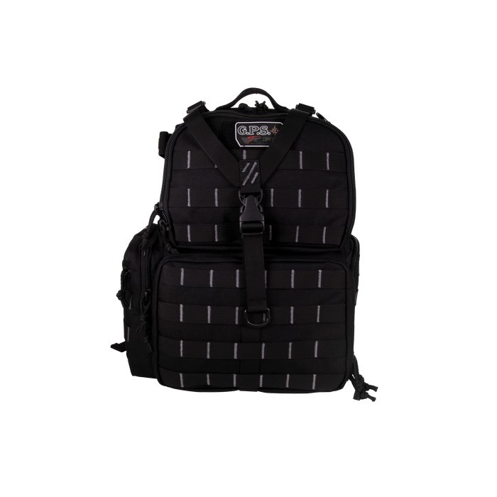 Tactical Range Backpack - 3 Handguns - Black