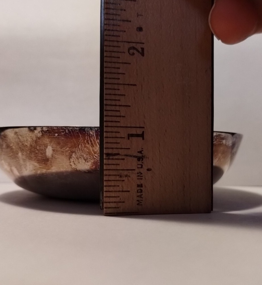 Vtg Reed & Barton TEAL GREEN Silver Plate Enamel Bowl small trinket candy 192