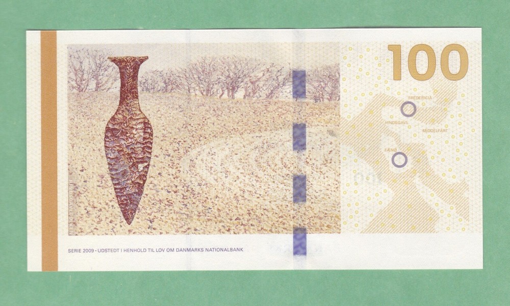 Denmark 100 Kroner 2009 Note P-66b UNCIRCULATED