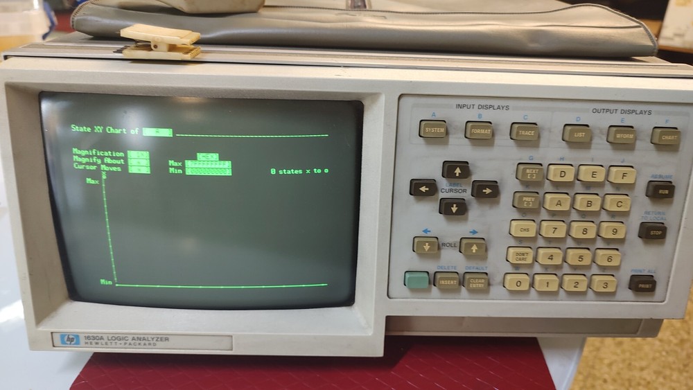 HP Hewlett Packard 1630 A Logic Analyzer- Working