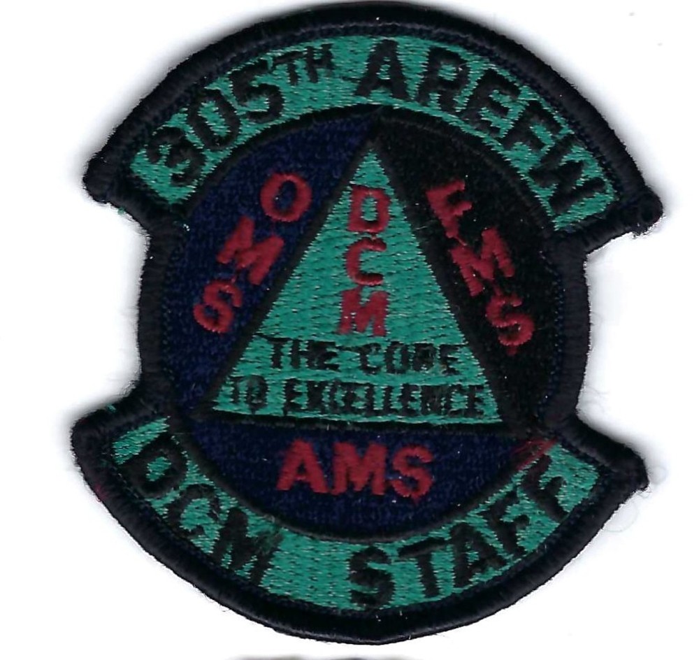 PATCH USAF 305TH AREFW DCM STAFF       B7-24