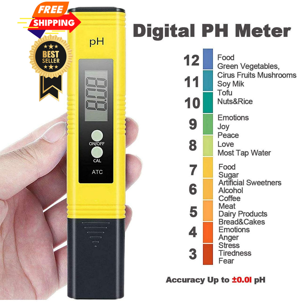 GuDoQi PH Meter, TDS Meter Combo, Pool Water Test Kit, Tester PH+TDS