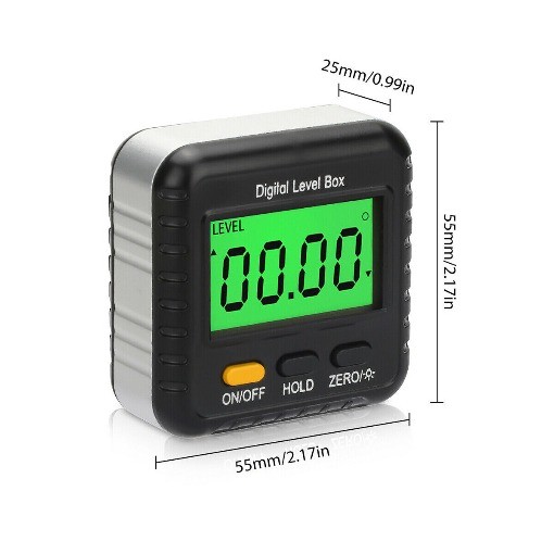 Magnetic Digital Level Box LCD Angle Finder Protractor Inclinometer Bevel Gauge