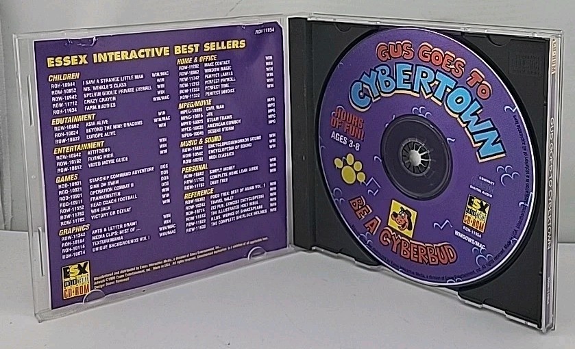 Gus Goes To Cybertown CD