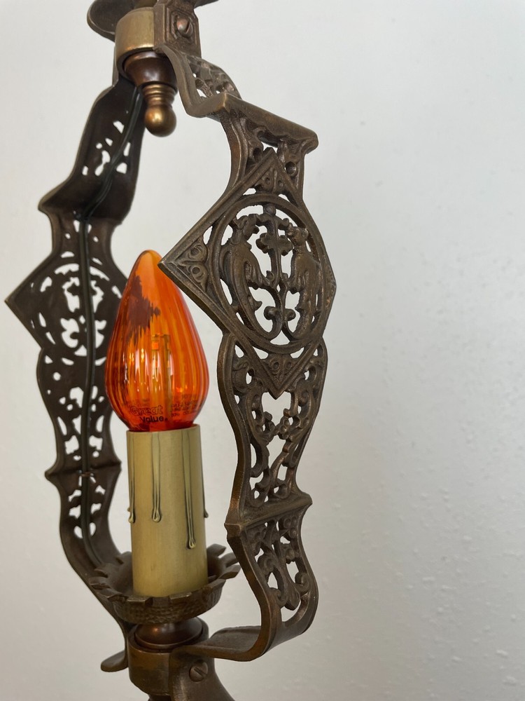 1930's HIGH QUALITY SOLID BRONZE PENDANT