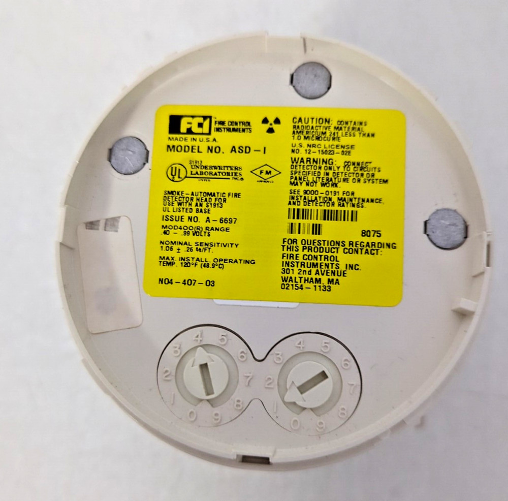 SMOKE DETECTOR ASD-I