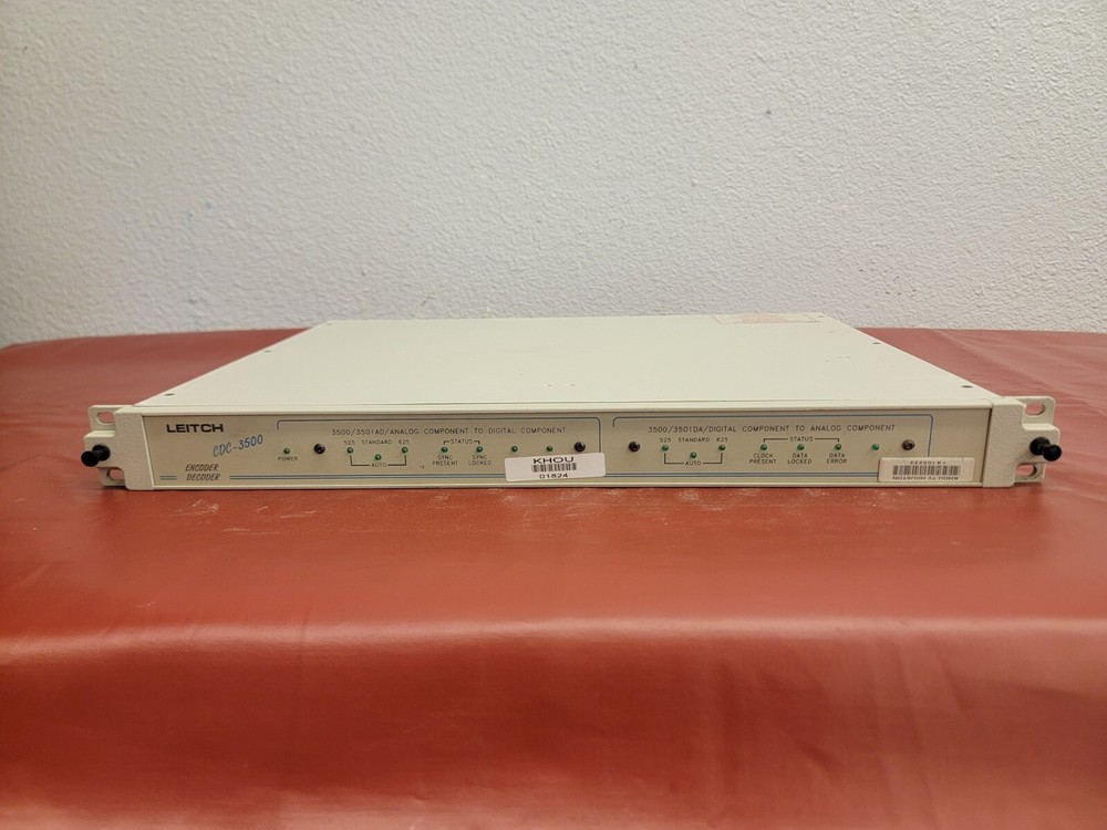 LEITCH CDC 3501 ENCODER DECODER UNIT. Fast Shipping!