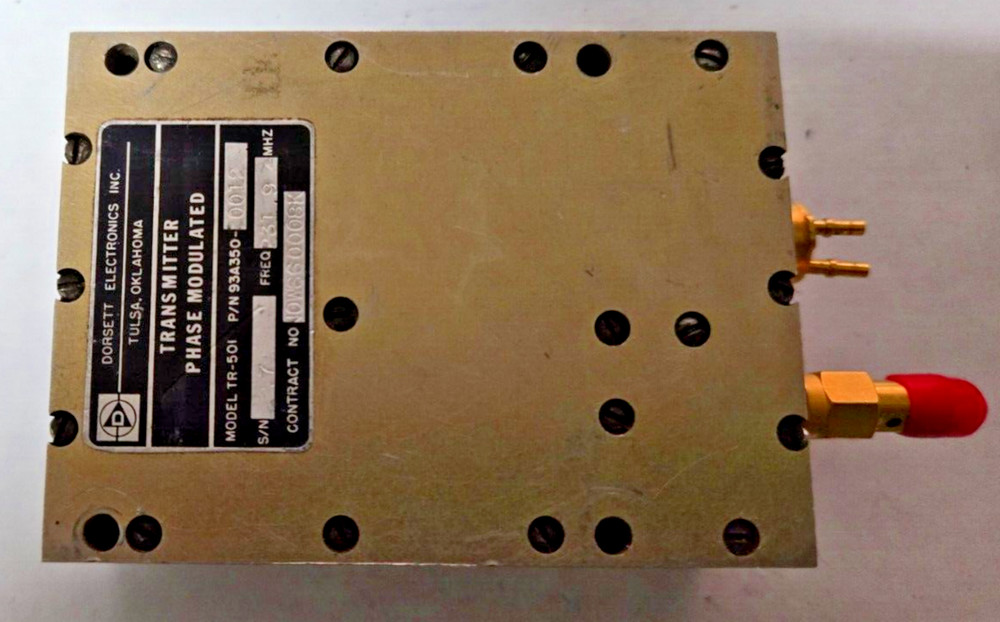 Dorsett Electronics TR-501 Phase Modulated Transmitter 231.9MHz Ham Radio Tested