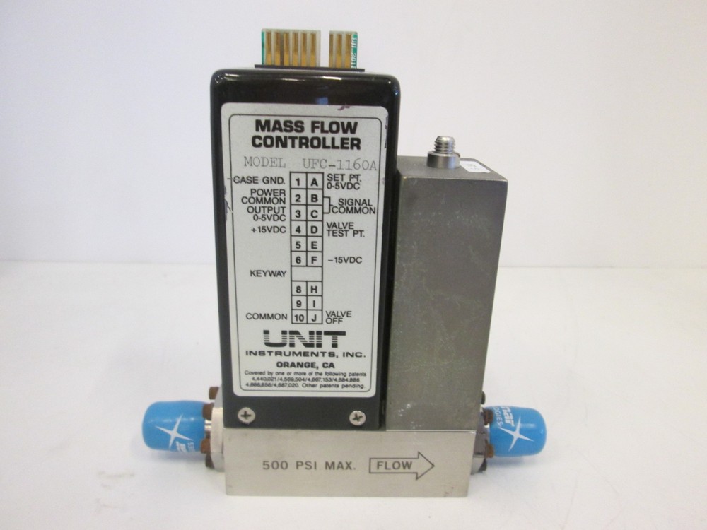 Unit Instruments, UFC-1160A, Mass Flow Controller, 10 SLM, N2, Used