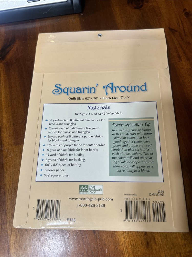 Squarin’ Around Quilt Pattern By Karla Alexander That Patchwork Place New