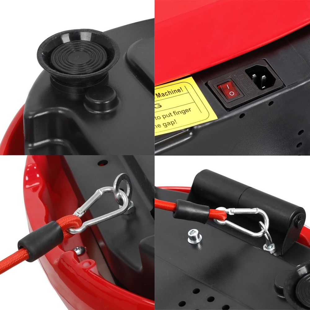 Vibration Plate Exercise Machine for Full Body Workout with Bluetooth, Red