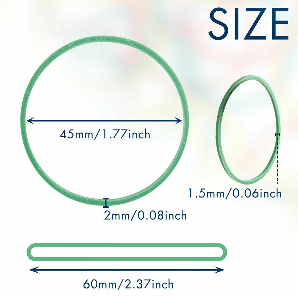 600PCS Elastic Sturdy Rubber Bands Multicolor
