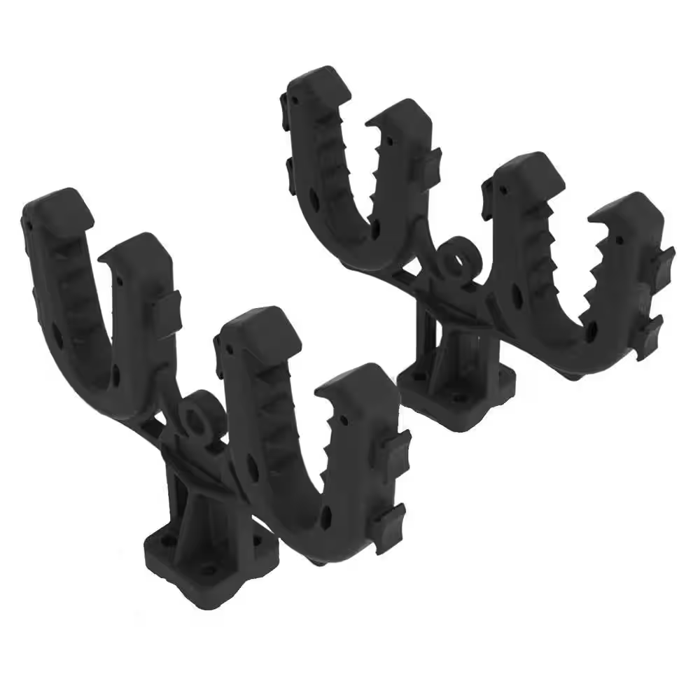 Rhino Double Grip ATV 2 Gun Rack Holder Rifle Shotgun Mount Truck Poles Bows UTV
