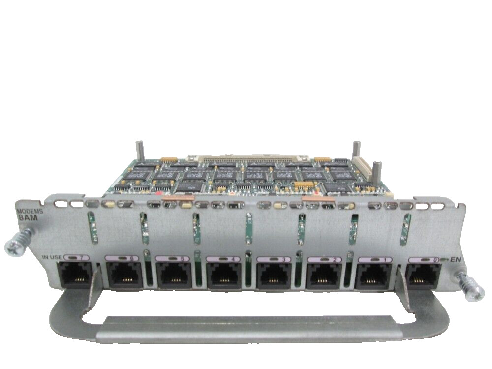 CISCO NM-8AM 2600 3600 8 port Analog modem module