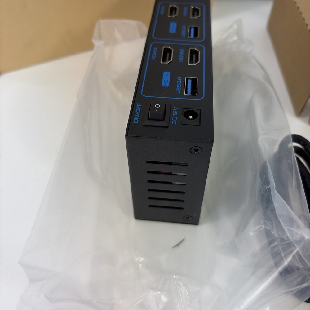 4K120Hz HDMI KVM Switch 2 Monitors 2 Computers 8K USB 3.0