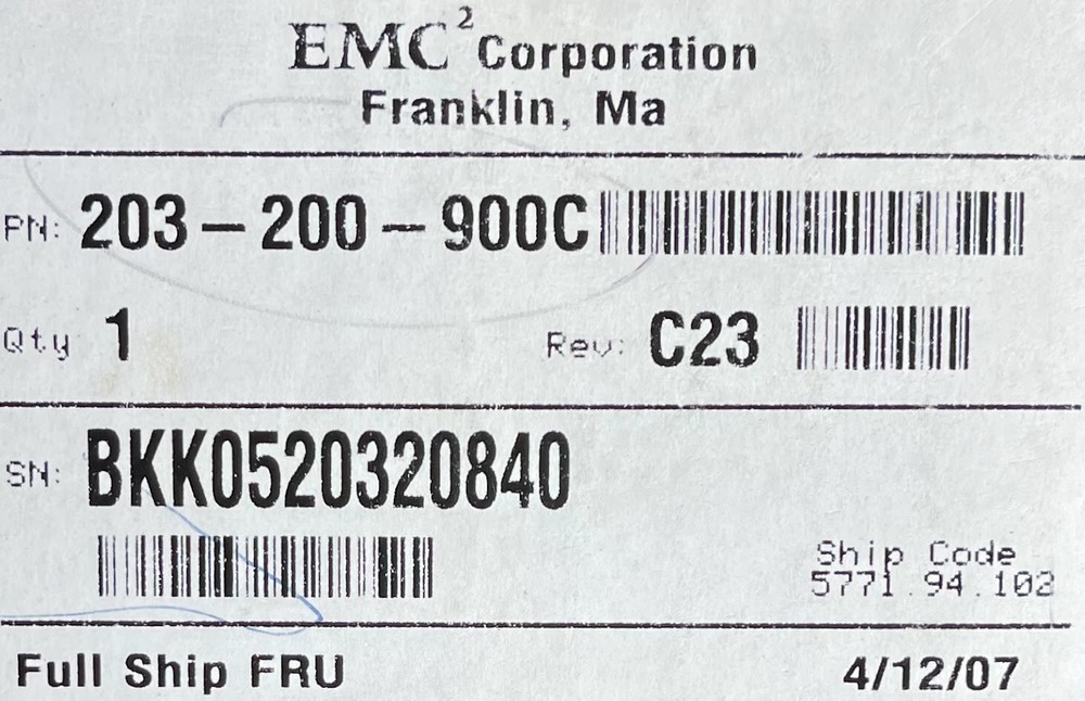 EMC DMX-3 Environmental Communication Module / **203-200-900C**