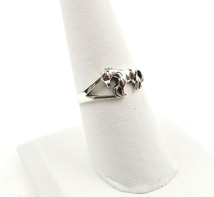 Sterling Silver Horse Ring - Free Gift Packaging