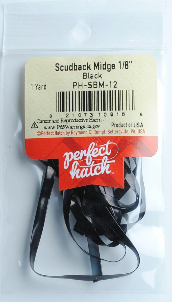 Perfect Hatch Scudback Midge 1/8" for Fly Tying