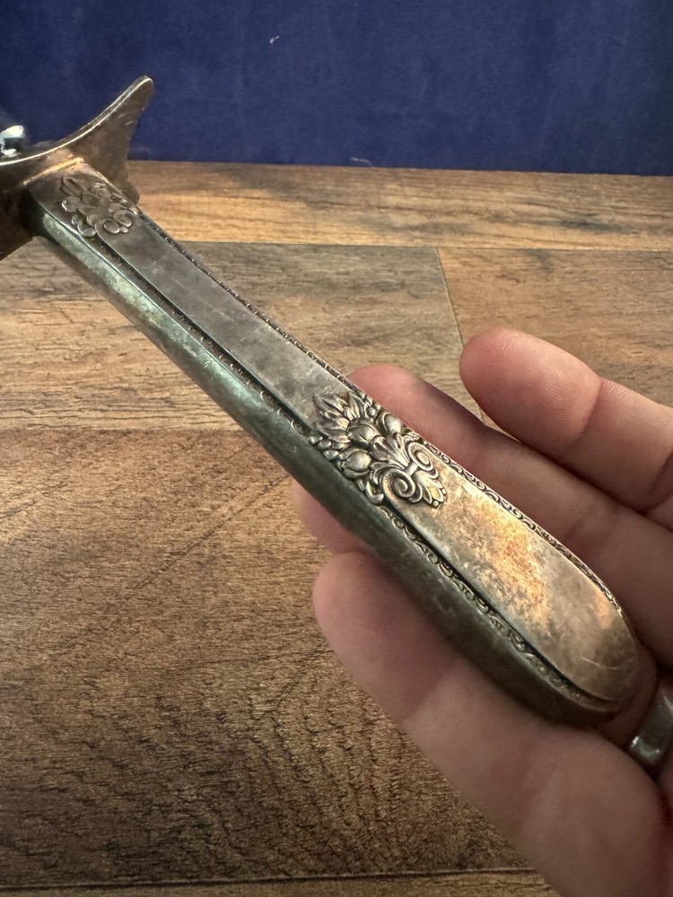 Silverplated Meat Fork Adoration Pattern Unknown Maker