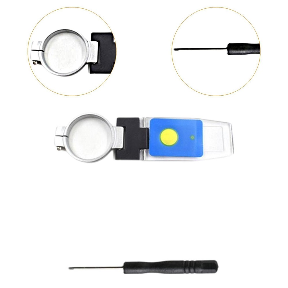 Refractometer Lens Cover with LED Reliable Hinged with Screwdriver Essential